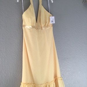 Yellow bridesmaid dress